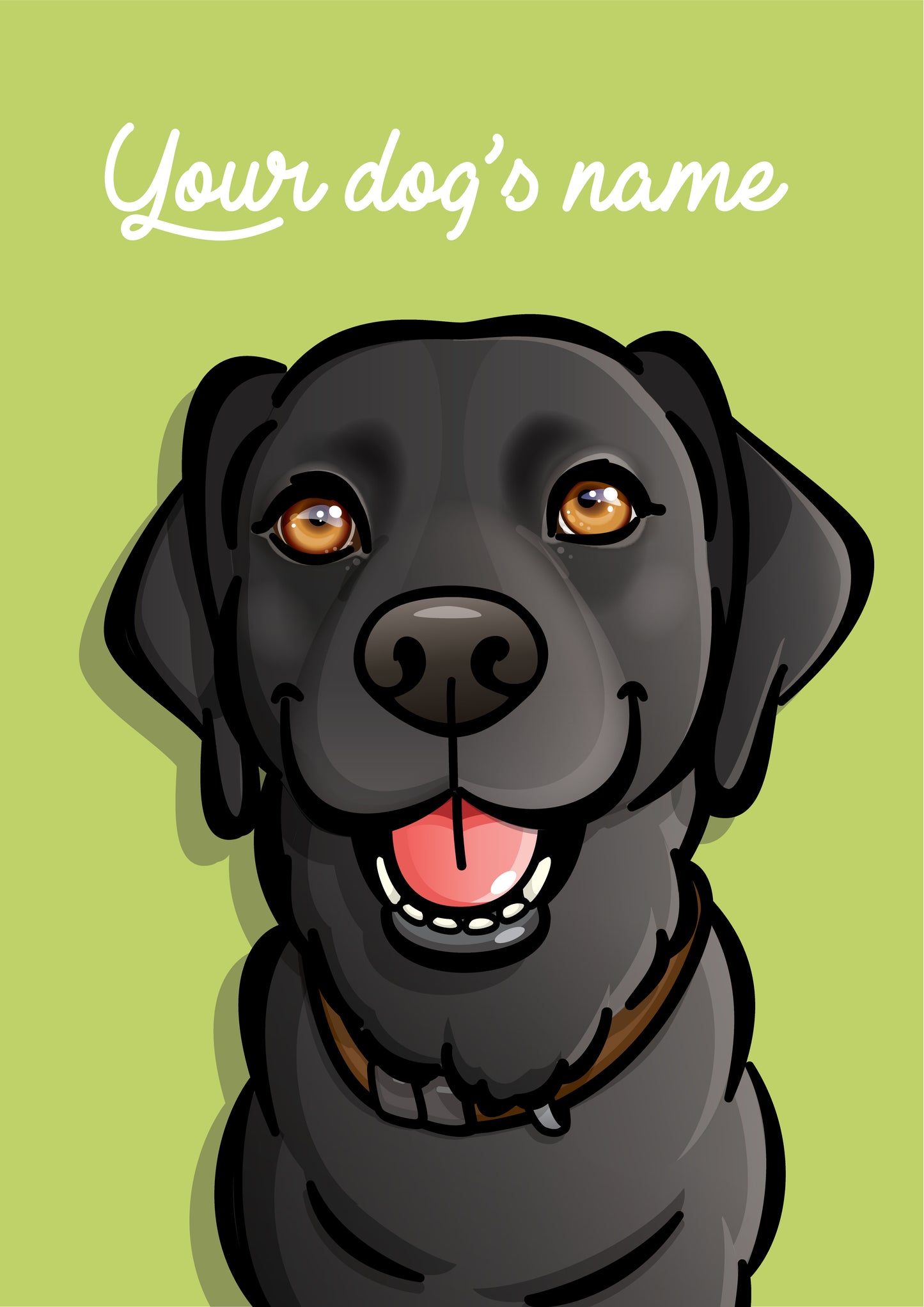 Enthusiastic Labrador