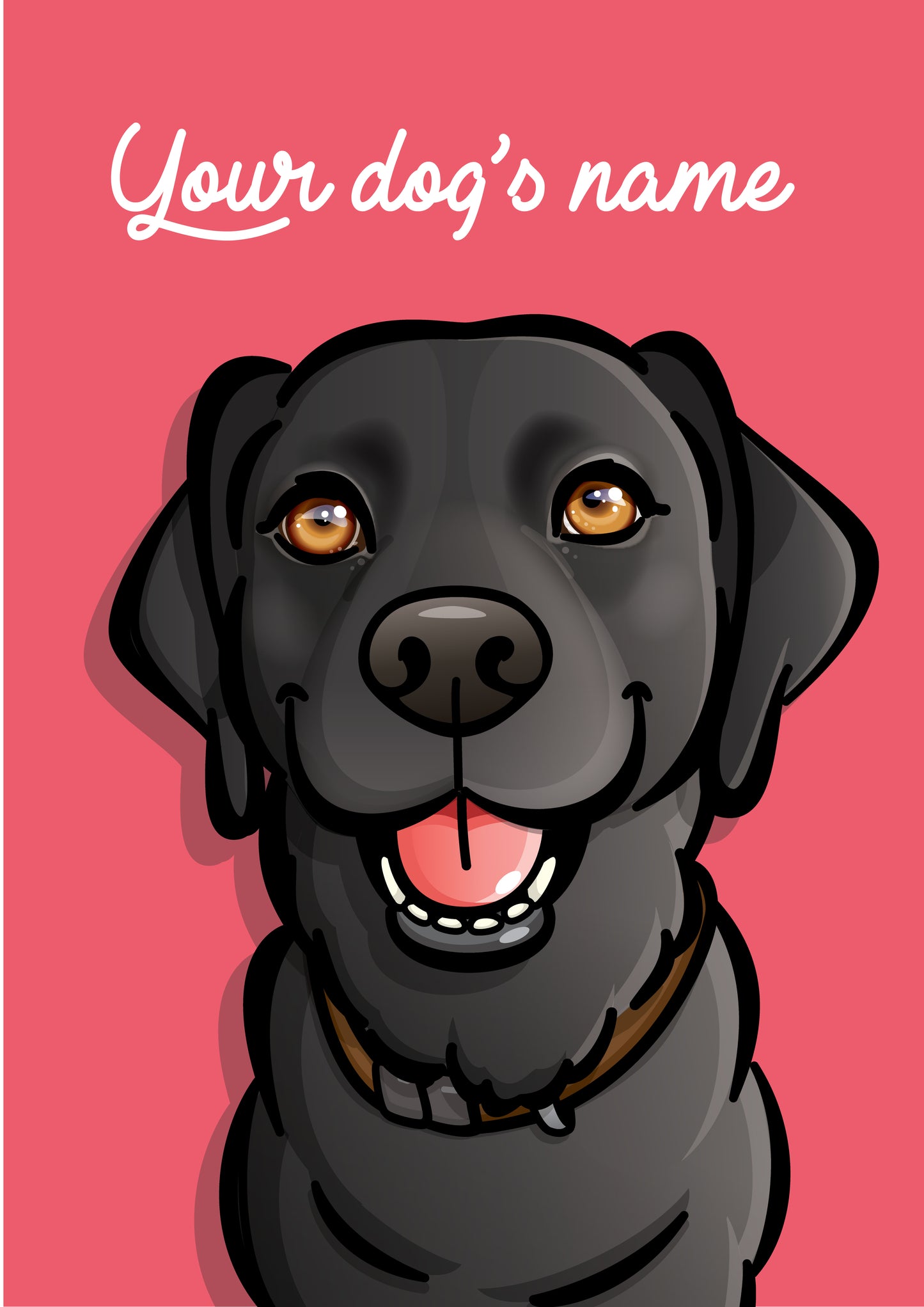 Enthusiastic Labrador