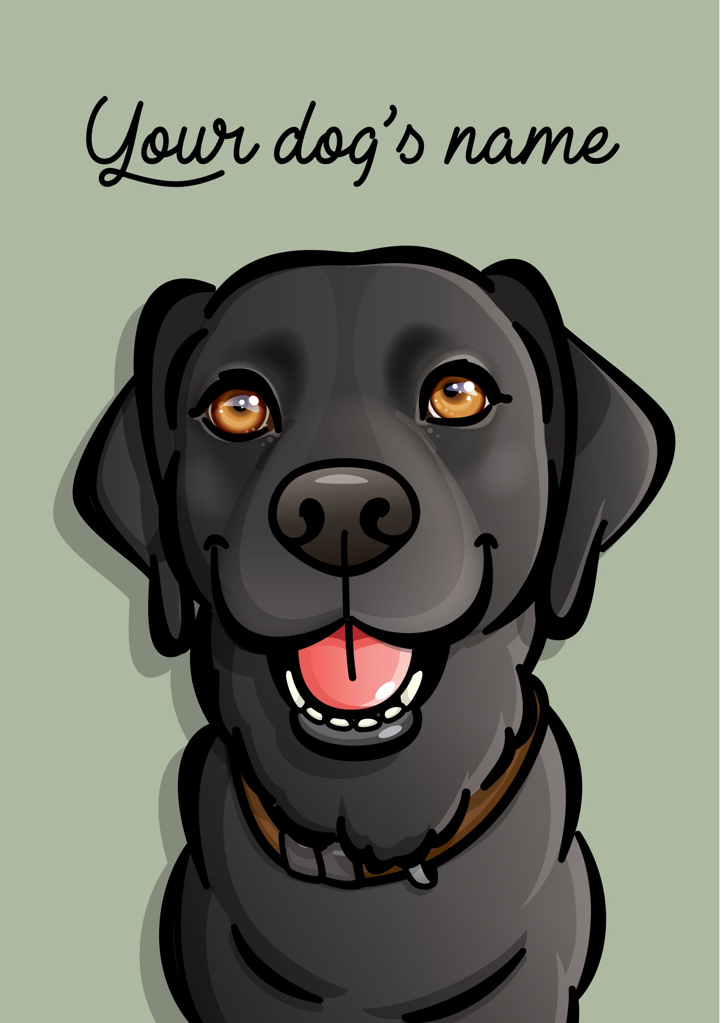 Enthusiastic Labrador